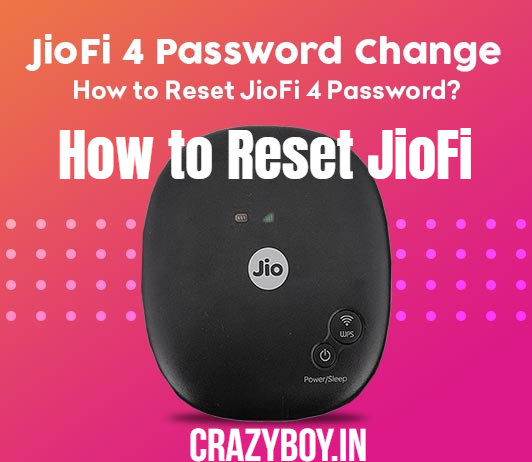 How to Reset Jiofi